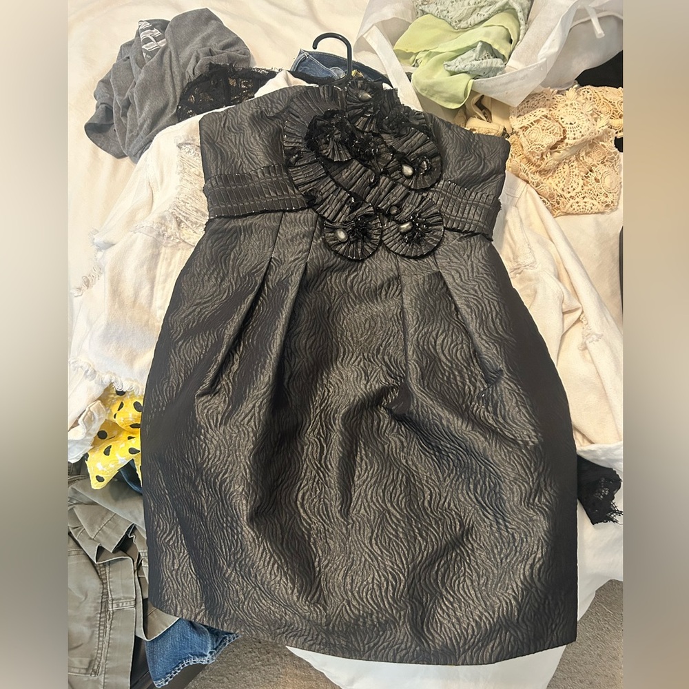 BCBG black cocktail dress